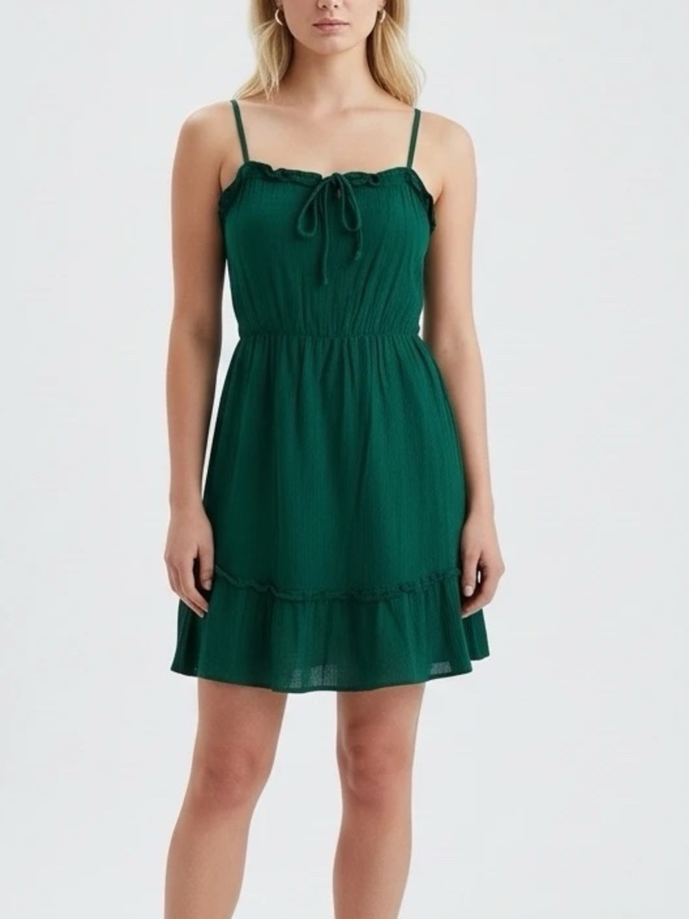 Lush Green Camisole Dress